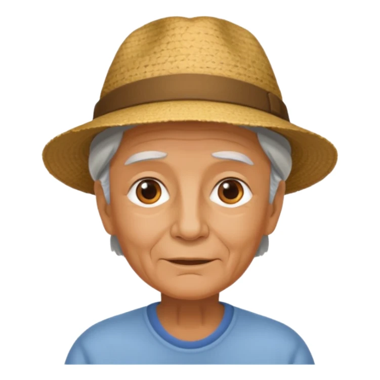Abuelos emoji Edith a másk sticker