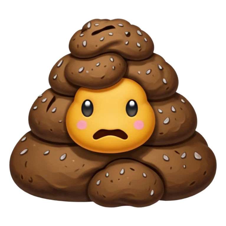 Poop eating poop sticker