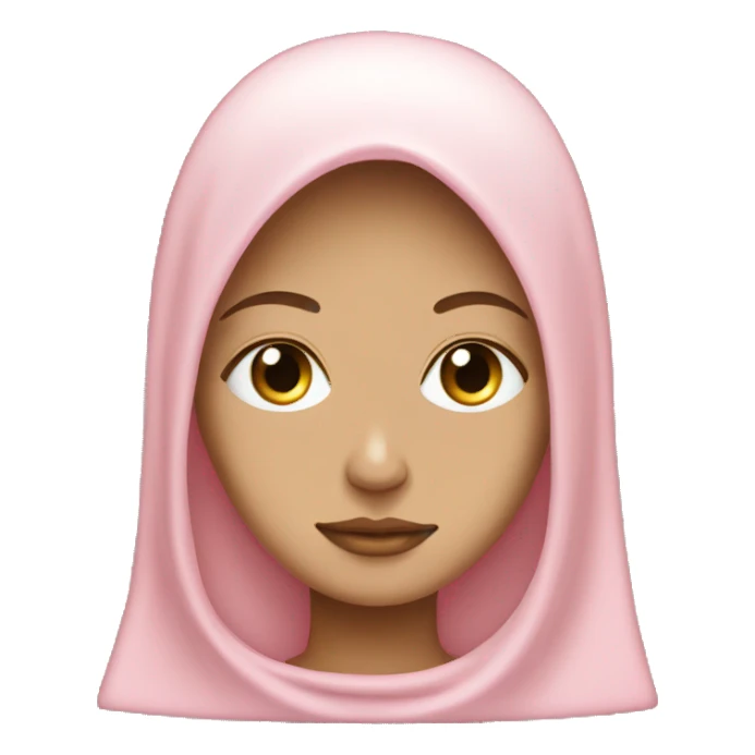 Light pink Fatima's Eye sticker