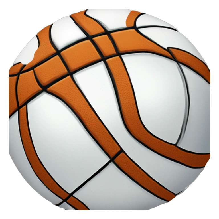 bola de basquete caindo dentro do balde sticker