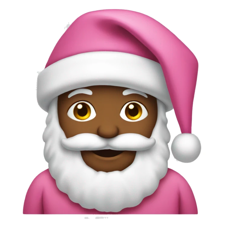 pink santa sticker  sticker