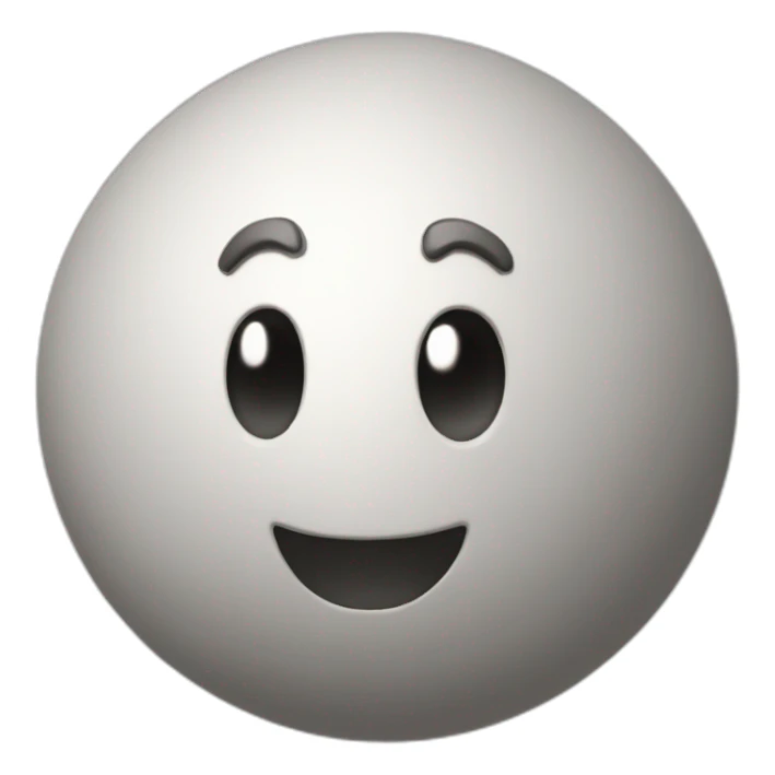 3d sphere with a cartoon Волк из ну погоди skin texture sticker