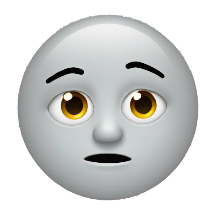 Face with hand covering one eye sticker