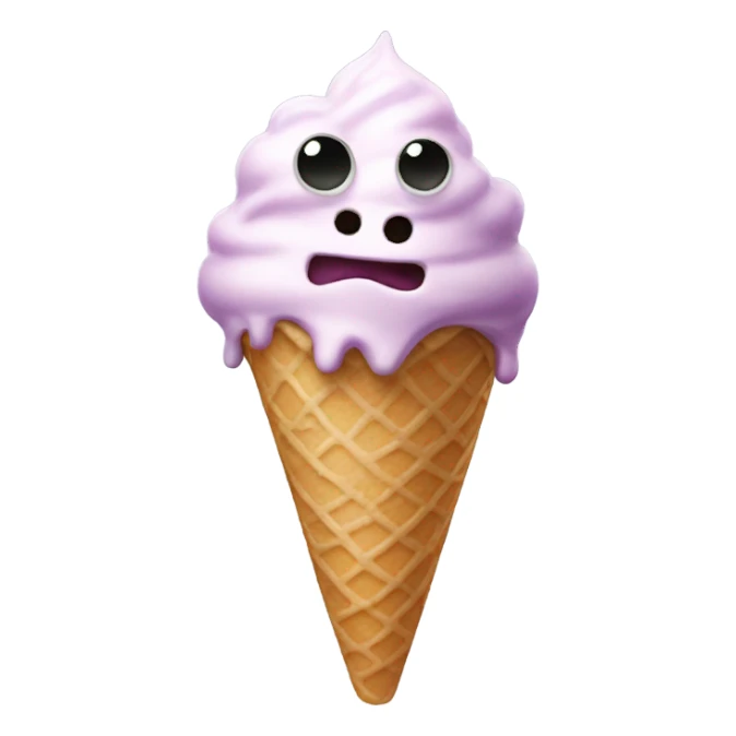 Rad ice cream monster sticker