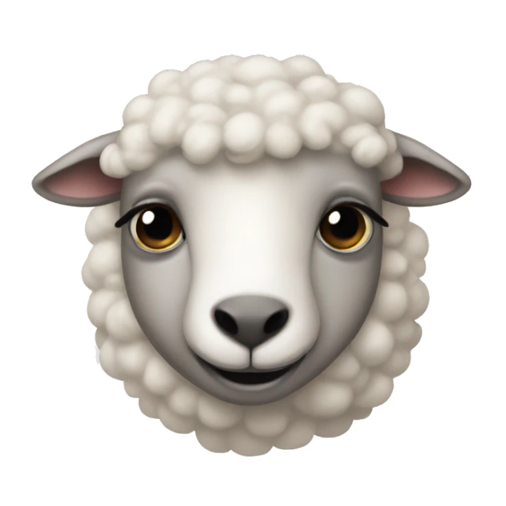 Sheep baby sticker