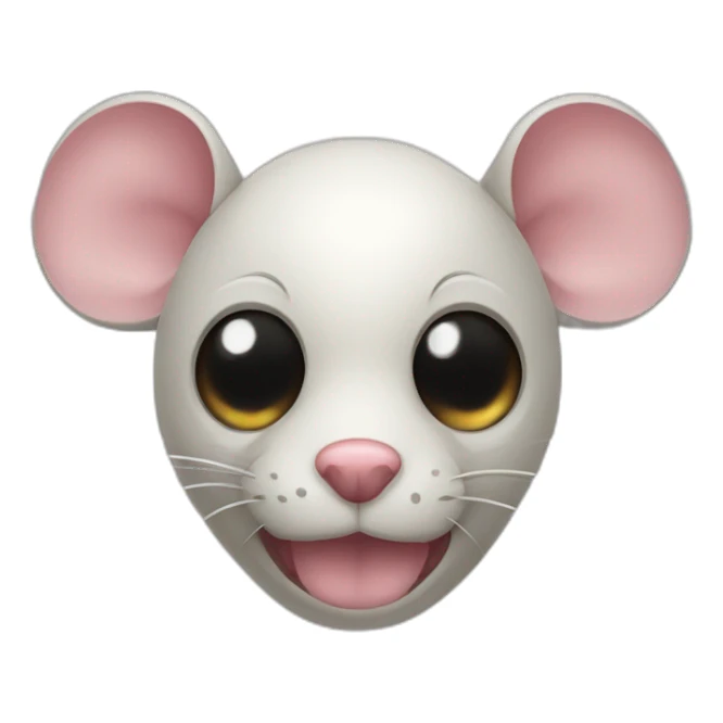 Craniotomied mouse sticker