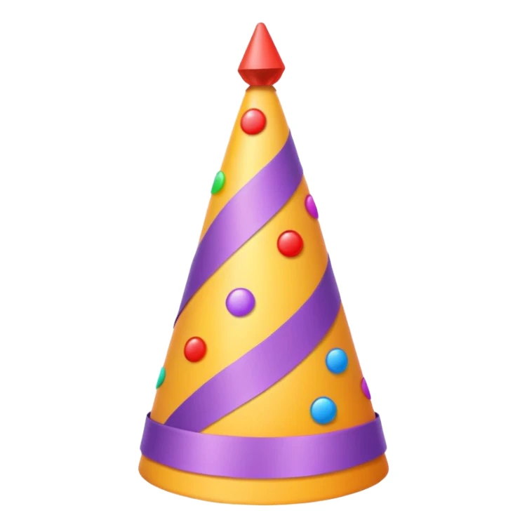 a Birthday hat sticker