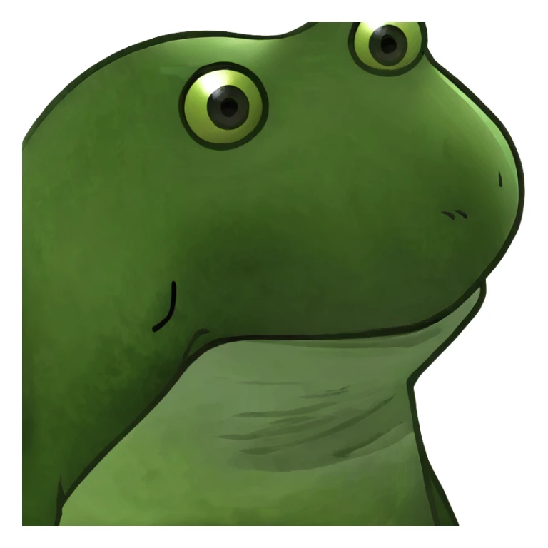 Green tea buds growing on plant sticker