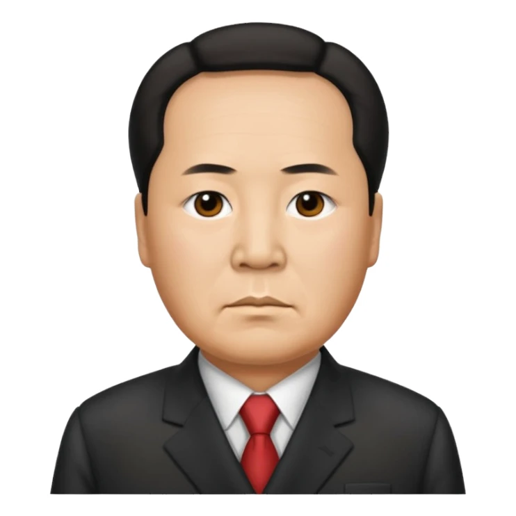 Photorealistic mao zedong sticker