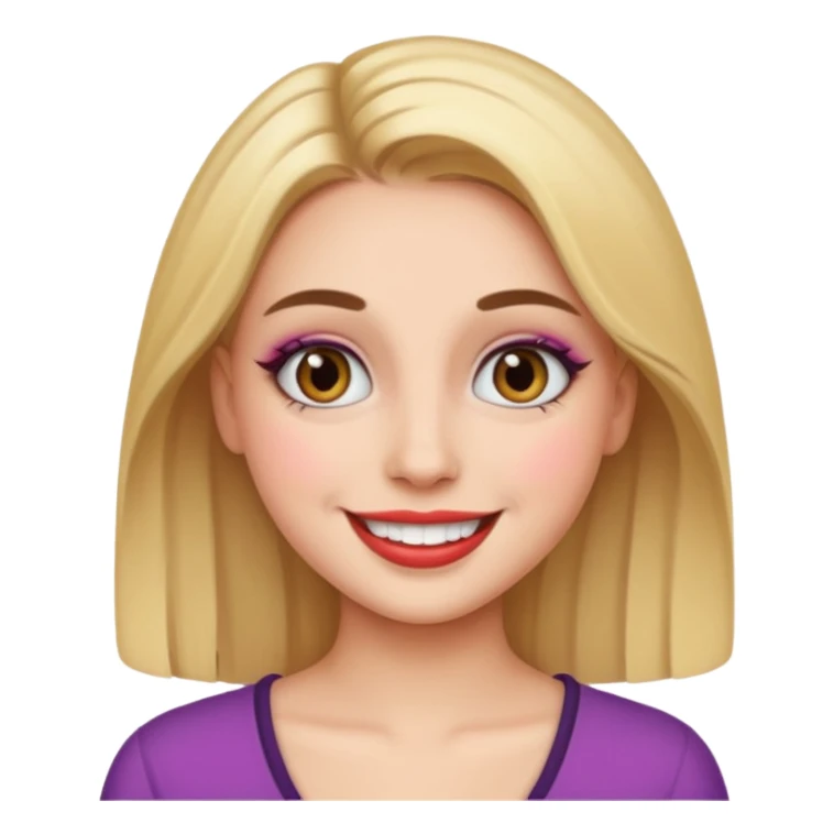 Clean girl emojis sticker
