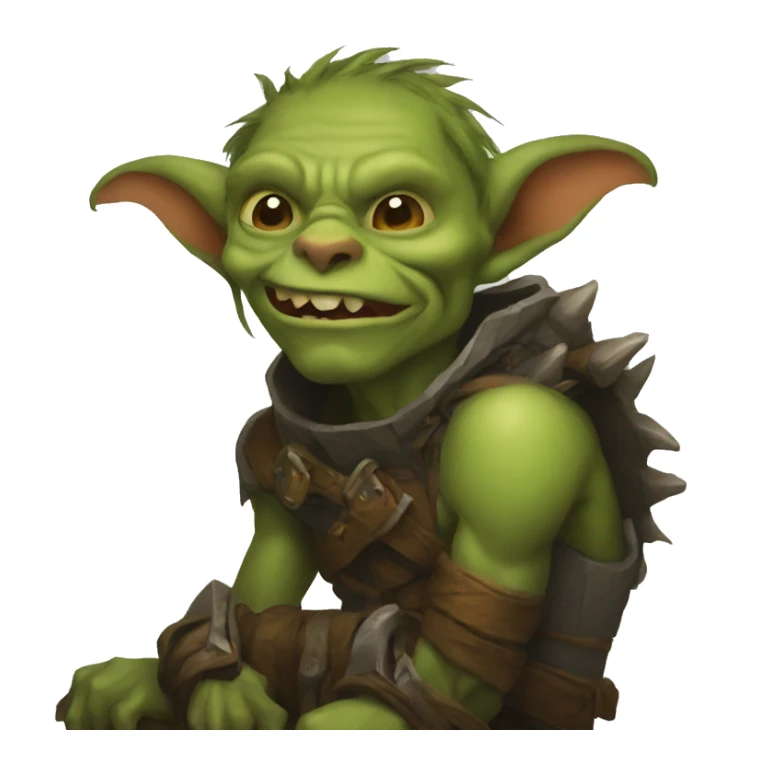 goblin on a worg  sticker