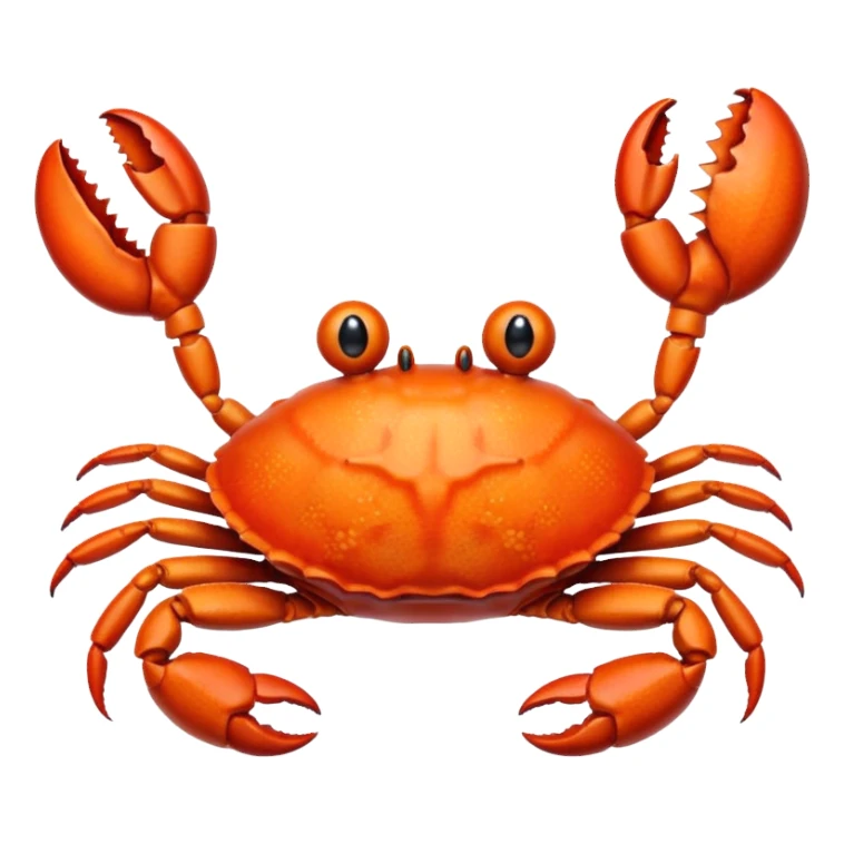 A crab with maracas sticker