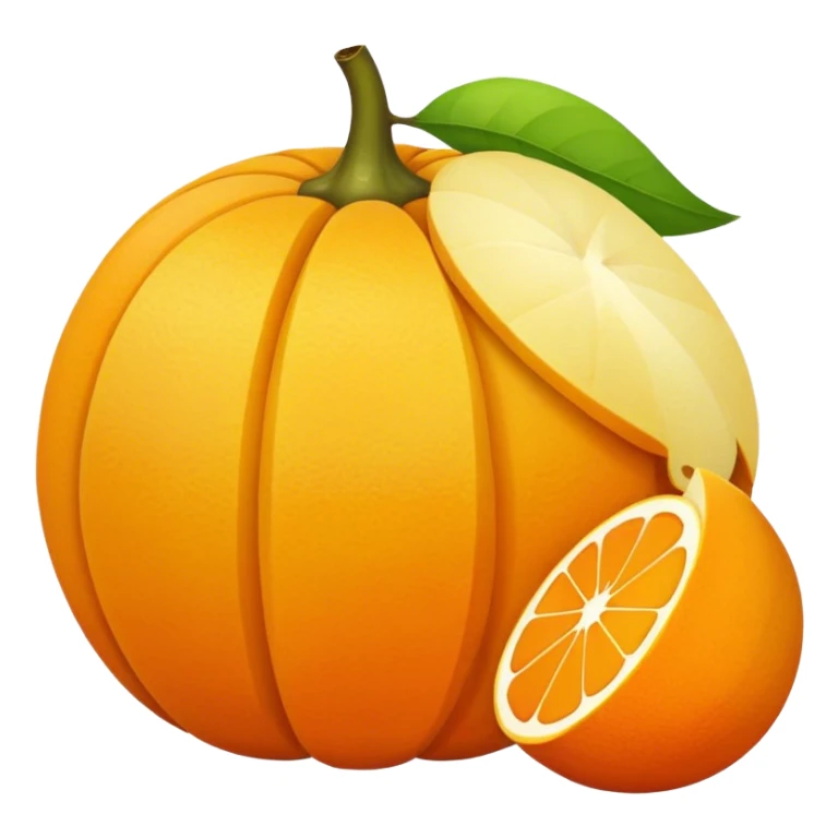 Pomarańczowy trójkąt sticker