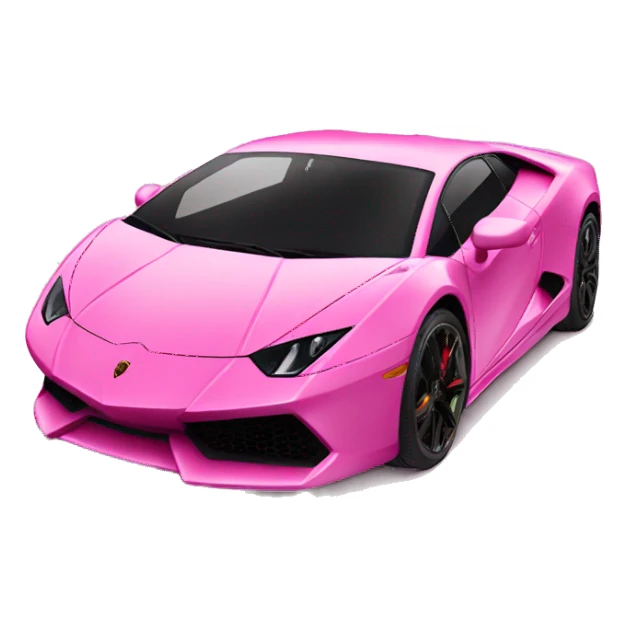 Pink lamborghini  sticker