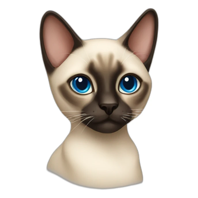 Siamese cat sticker