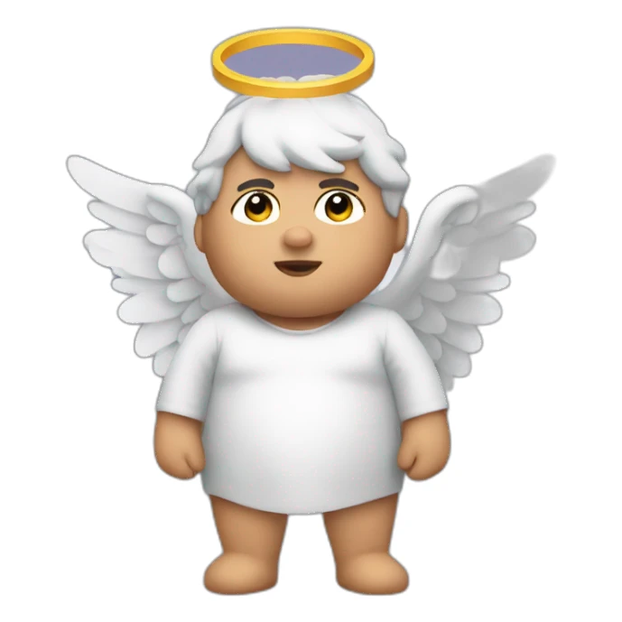 Angel gordito sticker