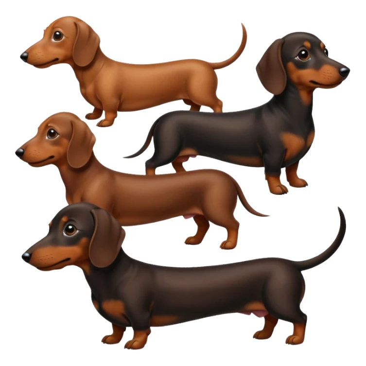 Dachshunds sticker