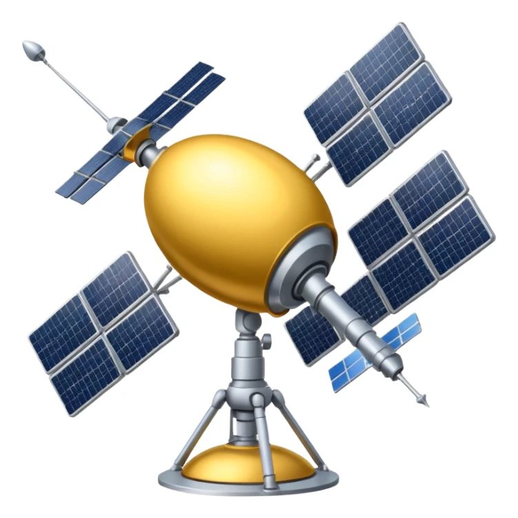 GPS-satellite system sticker