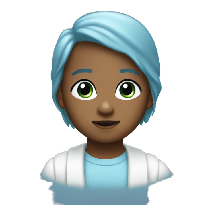 Everything on baby blue sticker