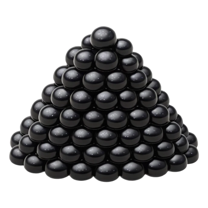 Black caviar sticker