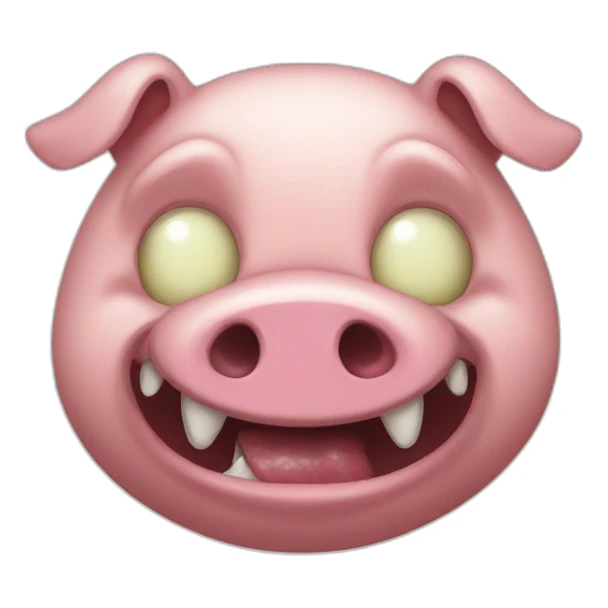 Zomby pig sticker