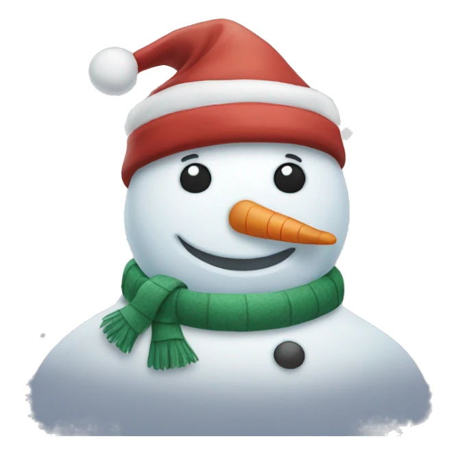 christmas snowman sticker