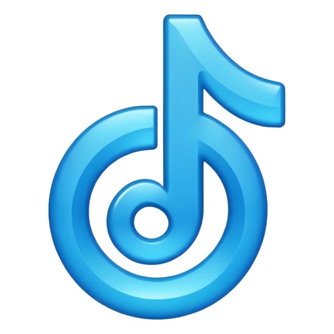 Tiktok blue tik sticker