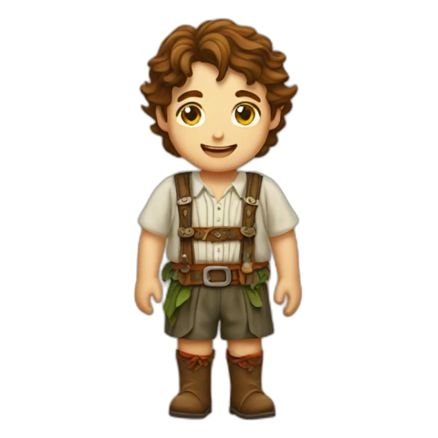 Frodo lederhosen sticker