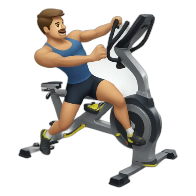 maquina de gimnasio sticker