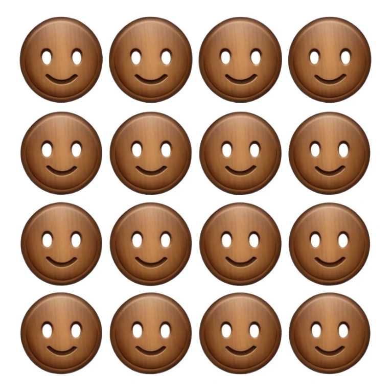 button without eyes sticker