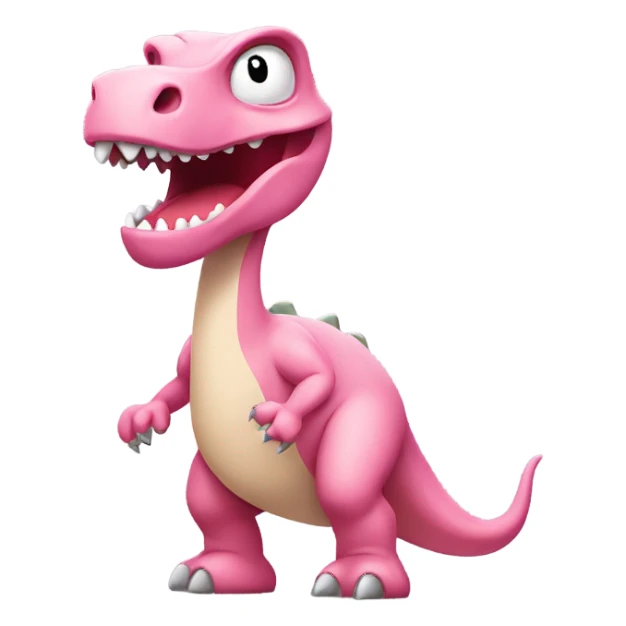 Light pink dinosaur  sticker