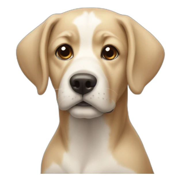 Chien qui pleire sticker