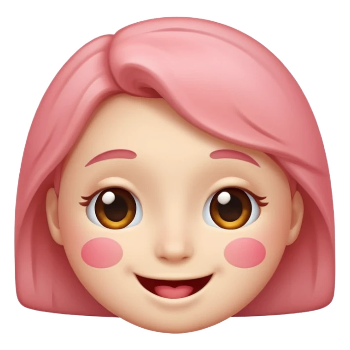 Why blushing emoji face sticker