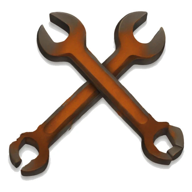 rusty wrench sticker
