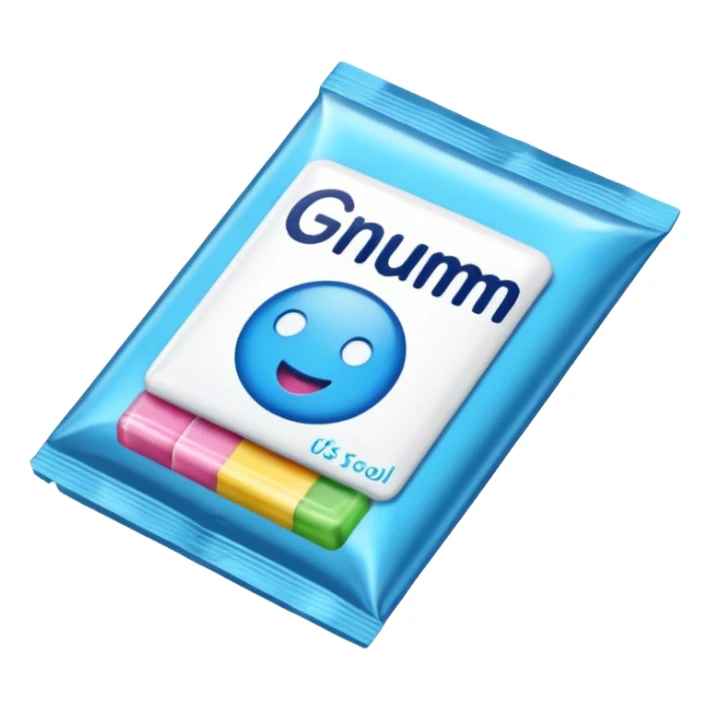 Pack of gum  sticker
