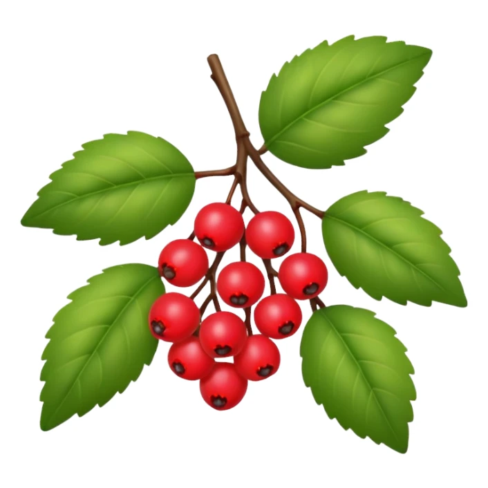 bush with a few berries sticker