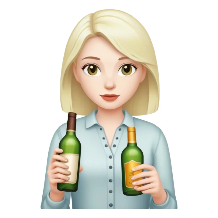 Ashlyn as an alcoholic  sticker