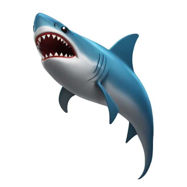 Tiburón con taje de spiderman  sticker