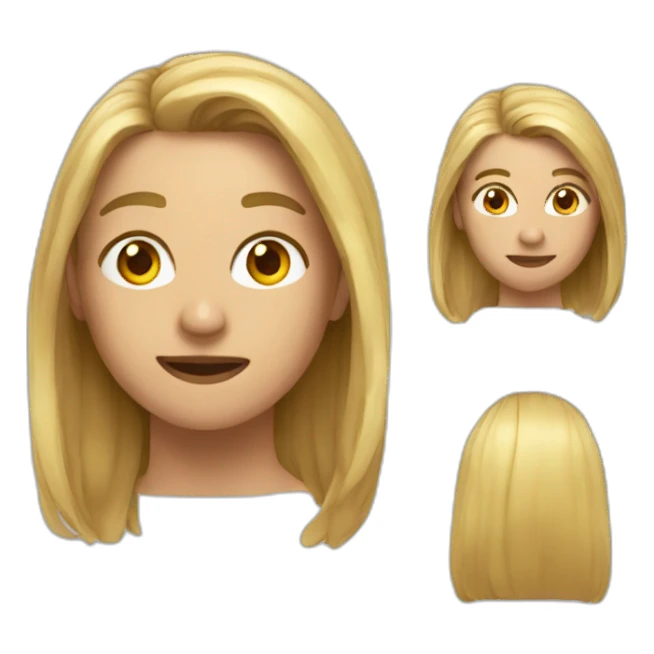 Main sur tête sticker