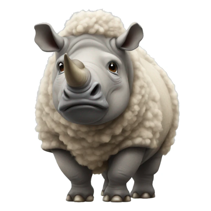 WOOLY RHINOCEROS sticker
