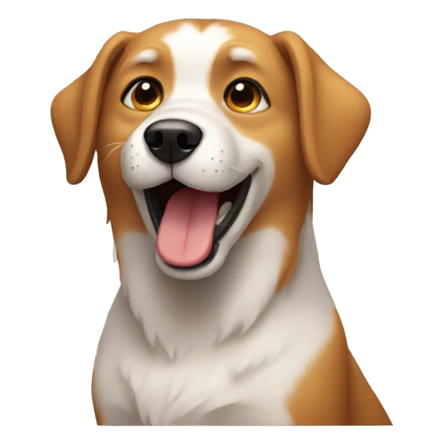 Singing dog sticker