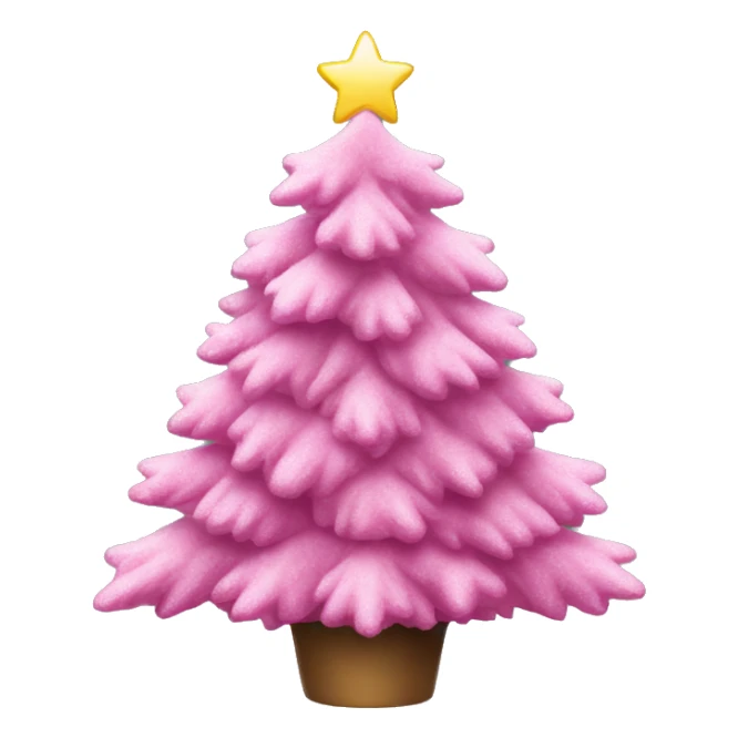 Pink Christmas Tree sticker