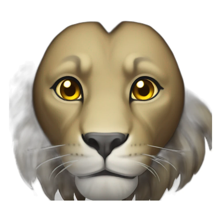 Black lion gaming sticker