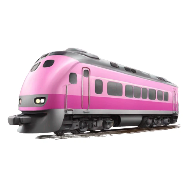 Pink train sticker