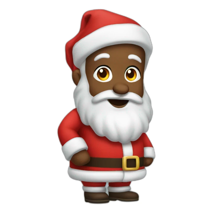 ghetto santa claus sticker