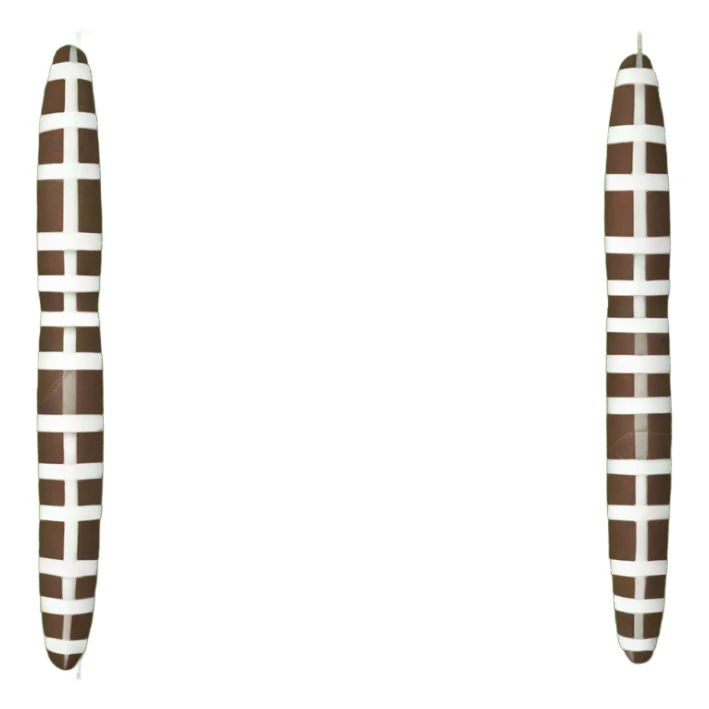 Football with a field sticker