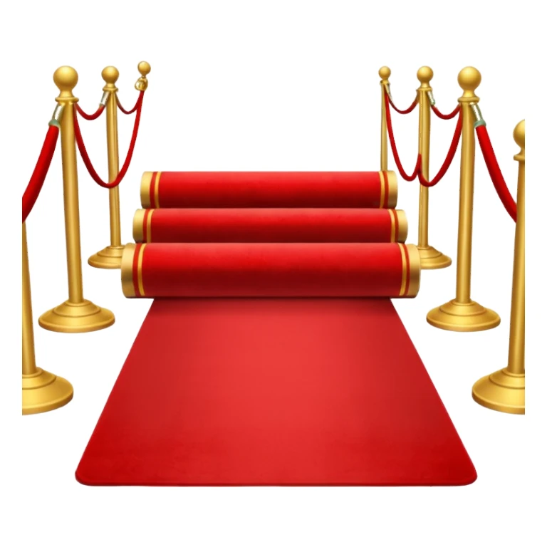 Red carpet sticker