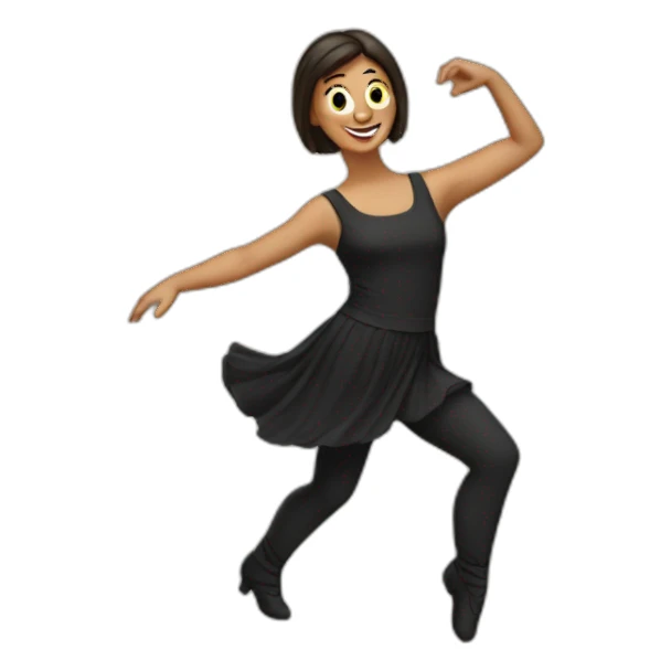 Dancing european sticker