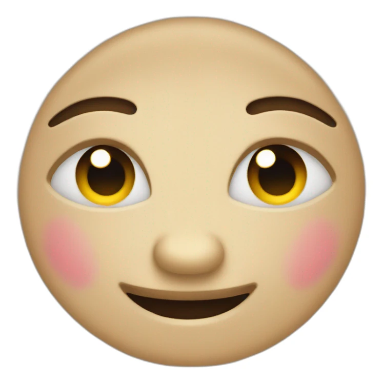 Smiling with eyes closed sticker