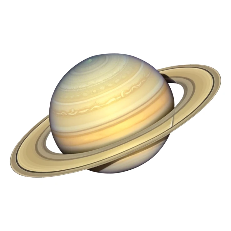 pretty saturn sparkle  sticker